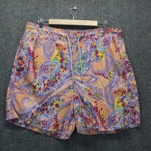 Love Brand & Co Ltd Ed Mens XXL Ethnic Paisley Swim Trunks Shorts